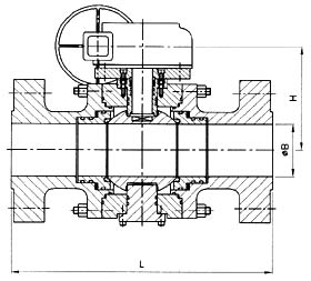 Cast / Forged, 3 Piece, Trunnion Mounted